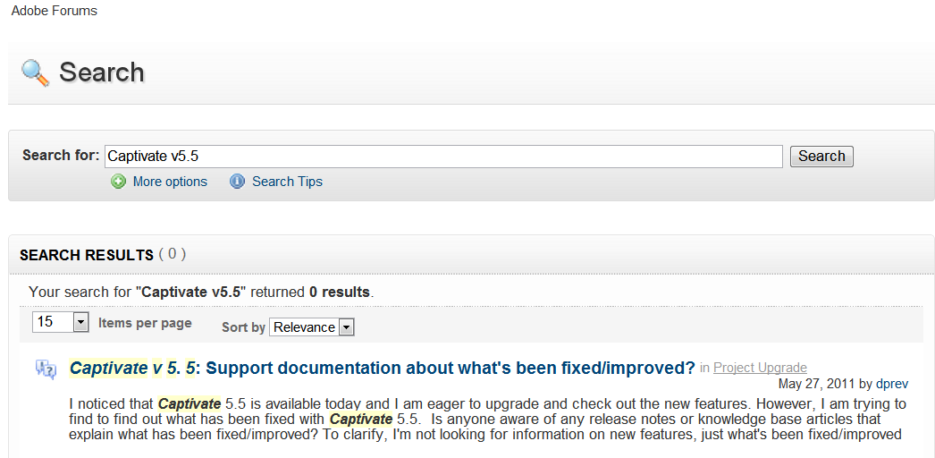 Adobe Captivate Search Forums Screen Shot with post found.png